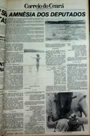 Página do jornal Correio do Ceará de maio de 1979