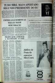 Página do jornal Correio do Ceará de maio de 1979
