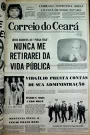 Página do jornal Correio do Ceará de maio de 1979