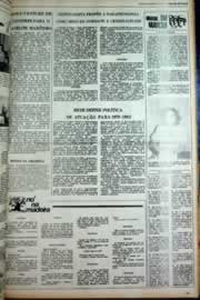 Página do jornal Correio do Ceará de maio de 1979
