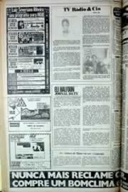 Página do jornal Correio do Ceará de maio de 1979