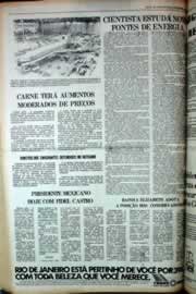 Página do jornal Correio do Ceará de maio de 1979