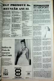 Página do jornal Correio do Ceará de maio de 1979