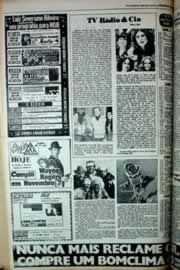 Página do jornal Correio do Ceará de maio de 1979