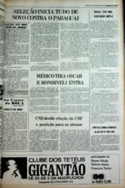 Página do jornal Correio do Ceará de maio de 1979