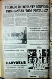 Página do jornal Correio do Ceará de maio de 1979