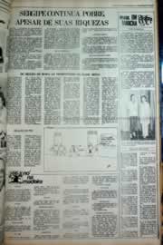 Página do jornal Correio do Ceará de maio de 1979