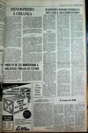 Página do jornal Correio do Ceará de maio de 1979