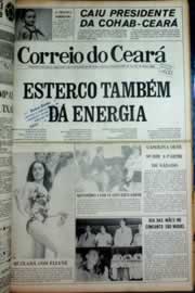 Página do jornal Correio do Ceará de maio de 1979
