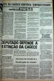 Página do jornal Correio do Ceará de maio de 1979
