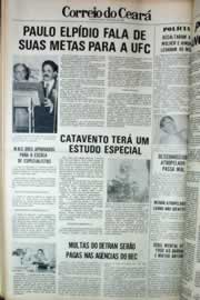 Página do jornal Correio do Ceará de maio de 1979