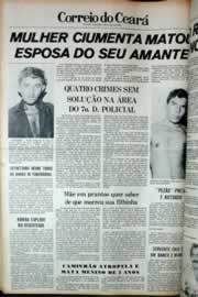 Página do jornal Correio do Ceará de maio de 1979