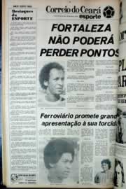 Página do jornal Correio do Ceará de maio de 1979