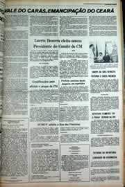 Página do jornal Correio do Ceará de maio de 1979