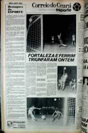 Página do jornal Correio do Ceará de maio de 1979