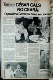 Página do jornal Correio do Ceará de maio de 1979