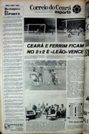 Página do jornal Correio do Ceará de maio de 1979