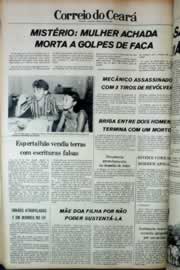 Página do jornal Correio do Ceará de maio de 1979