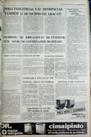 Página do jornal Correio do Ceará de maio de 1979