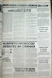 Página do jornal Correio do Ceará de maio de 1979