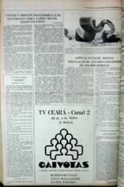 Página do jornal Correio do Ceará de maio de 1979