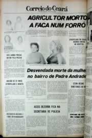 Página do jornal Correio do Ceará de maio de 1979