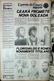 Página do jornal Correio do Ceará de maio de 1979