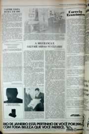 Página do jornal Correio do Ceará de maio de 1979