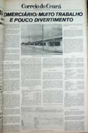 Página do jornal Correio do Ceará de maio de 1979