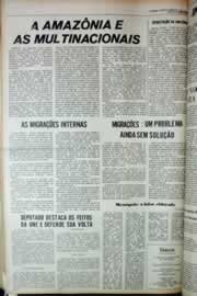 Página do jornal Correio do Ceará de junho de 1979