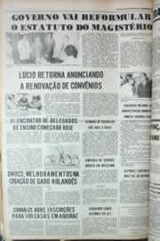 Página do jornal Correio do Ceará de junho de 1979