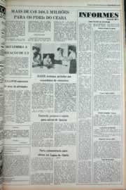 Página do jornal Correio do Ceará de junho de 1979