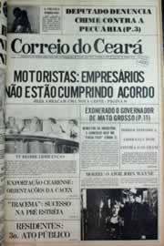 Página do jornal Correio do Ceará de junho de 1979