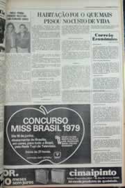 Página do jornal Correio do Ceará de junho de 1979
