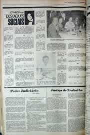 Página do jornal Correio do Ceará de junho de 1979