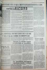 Página do jornal Correio do Ceará de junho de 1979