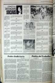 Página do jornal Correio do Ceará de junho de 1979