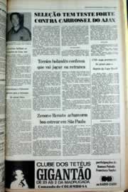 Página do jornal Correio do Ceará de junho de 1979