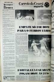 Página do jornal Correio do Ceará de junho de 1979