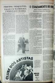 Página do jornal Correio do Ceará de junho de 1979