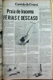 Página do jornal Correio do Ceará de junho de 1979