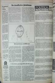 Página do jornal Correio do Ceará de junho de 1979