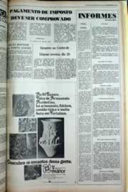 Página do jornal Correio do Ceará de junho de 1979