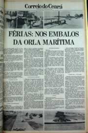 Página do jornal Correio do Ceará de junho de 1979