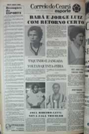 Página do jornal Correio do Ceará de junho de 1979
