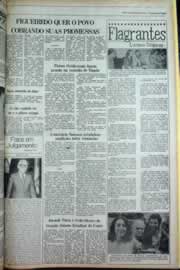 Página do jornal Correio do Ceará de junho de 1979