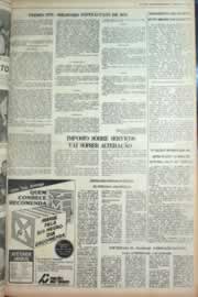 Página do jornal Correio do Ceará de setembro de 1979