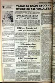 Página do jornal Correio do Ceará de setembro de 1979