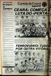 Página do jornal Correio do Ceará de setembro de 1979