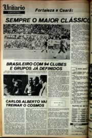Página do jornal Correio do Ceará de setembro de 1979